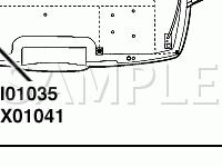 Rear Center Of Trailer Diagram for 2001 BMW 330CI  3.0 L6 GAS