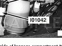 In Rear LH Side Of Luggage Compartment Diagram for 2003 BMW M3  3.2 L6 GAS