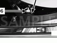 Driver's Seat Diagram for 2004 BMW M3  3.2 L6 GAS
