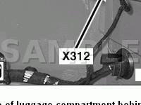 In RH Side Of Luggage Compartment Behind Trim Panel Diagram for 2002 BMW Z8  5.0 V8 GAS