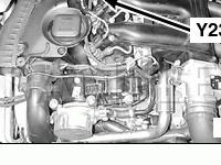 On Cylinder Head Diagram for 2000 BMW X5  4.4 V8 GAS