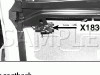 In Driver's Seatback Diagram for 2001 BMW X5  4.4 V8 GAS