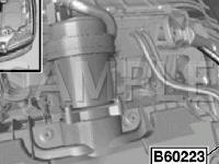 Engine Compartment Diagram for 2003 BMW 745I  4.4 V8 GAS