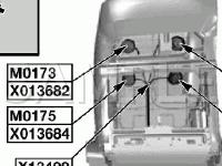 Seat Components Diagram for 2004 BMW 745I  4.4 V8 GAS