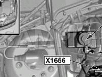 Engine Compartment Components Diagram for 2002 BMW 745LI  4.4 V8 GAS