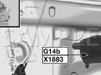 Door Components Diagram for 2004 BMW 645CI  4.4 V8 GAS