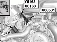Engine Compartment Components Diagram for 2005 BMW 645CI  4.4 V8 GAS