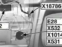 Instrument Panel Components Diagram for 2006 BMW X3 3.0I 3.0 L6 GAS