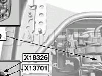 Engine Compartment Diagram for 2006 BMW 760I  6.0 V12 GAS