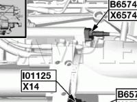 Engine Compartment Components Diagram for 2006 BMW 550I  4.8 V8 GAS