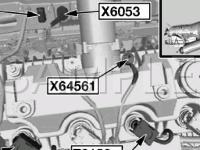 Engine Compartment Components Diagram for 2006 BMW 550I  4.8 V8 GAS