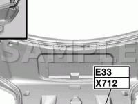 Deck Lid Components Diagram for 2006 BMW 550I  4.8 V8 GAS