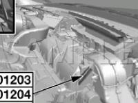 Instrument Panel Components Diagram for 2006 BMW 530XI  3.0 L6 GAS