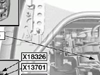 Engine Compartment Diagram for 2007 BMW 750I  4.8 V8 GAS