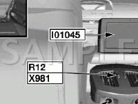 Rear Center Console Components Diagram for 2007 BMW 760LI  6.0 V12 GAS
