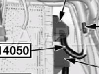 Instrument Panel Connectors Diagram for 2007 BMW 328XI  3.0 L6 GAS