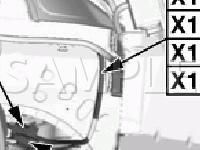 Underbody Connectors Diagram for 2008 BMW 328XI  3.0 L6 GAS