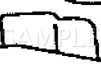 Front RH Side Of Engine Compartment Top Of Washer Fluid Reservoir Diagram for 1994 BMW 318IC  1.8 L4 GAS