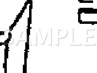 Under Front Of Vehicle On RH Side Of Transmission Diagram for 1994 BMW 318IC  1.8 L4 GAS