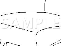 Side of Left Front Seat Diagram for 2002 Pontiac Grand AM  2.2 L4 GAS