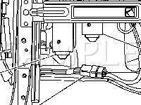 Under the Left Front Seat Diagram for 2002 Pontiac Grand AM  2.2 L4 GAS