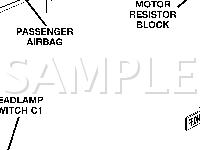 Instrument Panel Components Diagram for 2002 Dodge RAM 2500 Pickup  5.9 L6 DIESEL