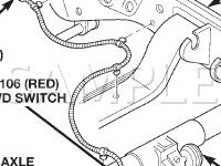 4WD Switch Diagram for 2002 Dodge RAM 3500 Pickup  5.9 V8 GAS