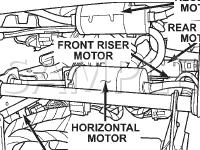 Memory Seat Mirror Module/Seat Motors Diagram for 2002 Dodge Caravan SE 3.3 V6 FLEX