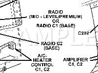 Instrument Panel Components Diagram for 2002 Dodge Dakota  2.5 L4 GAS