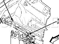 Engine Compartment Components Diagram for 2002 Dodge Dakota  5.9 V8 GAS