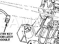 Steering Column Components Diagram for 2002 Dodge Durango  5.9 V8 GAS