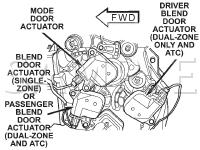 HVAC Components Diagram for 2002 Dodge Grand Caravan  3.3 V6 FLEX