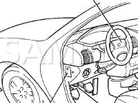 Driver Airbag Module Diagram for 2002 Dodge Neon ACR 2.0 L4 GAS