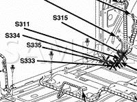 Lower Body Components Diagram for 2002 Dodge RAM 1500 Pickup  3.7 V6 GAS