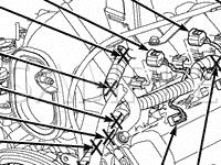 Engine Components Diagram for 2002 Dodge RAM 1500 Pickup  4.7 V8 GAS