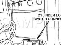 Cylinder Lock Switch Diagram for 2002 Dodge RAM 1500 Pickup  4.7 V8 GAS