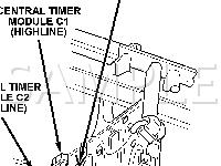 Door Components Diagram for 2002 Dodge RAM 1500 VAN  3.9 V6 GAS