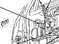 Right Front Door Components Diagram for 2002 Dodge RAM 3500 VAN  5.2 V8 CNG