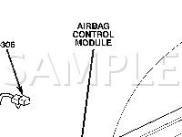 Airbag Control Module  Diagram for 2002 Dodge RAM 3500 VAN  5.9 V8 GAS