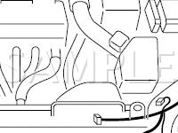 Engine Compartment Diagram for 2002 Chrysler Sebring  3.0 V6 GAS