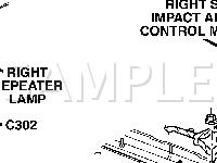 Body Components Diagram for 2002 Chrysler Voyager  3.3 V6 FLEX