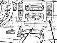 Airbag Control Module Diagram for 2003 Dodge Durango  4.7 V8 GAS