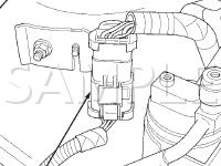 Engine Compartment Components Diagram for 2003 Dodge Grand Caravan  3.3 V6 FLEX