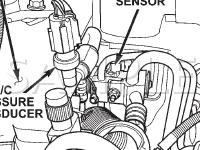 Engine Compartment Components Diagram for 2003 Dodge Grand Caravan Sport 3.8 V6 GAS