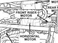 Driver Seat Components Diagram for 2003 Dodge Grand Caravan Sport 3.8 V6 GAS