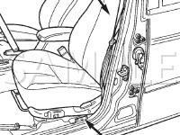 Side Impact Airbag Control Module Diagram for 2003 Dodge Neon SE 2.0 L4 GAS