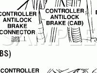 Controller Antilock Brake Diagram for 2003 Dodge RAM 2500 Pickup  5.7 V8 GAS