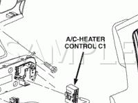 Instrument Panel Component Locations Diagram for 2003 Dodge RAM 3500 Pickup  5.9 L6 DIESEL
