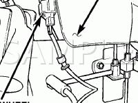 Front Wheel Speed Sensor Connector Diagram for 2003 Dodge RAM 2500 Pickup  5.9 L6 DIESEL