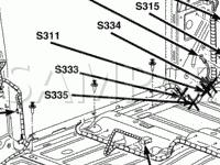 Body Component Locations Diagram for 2003 Dodge RAM 3500 Pickup  5.9 L6 DIESEL